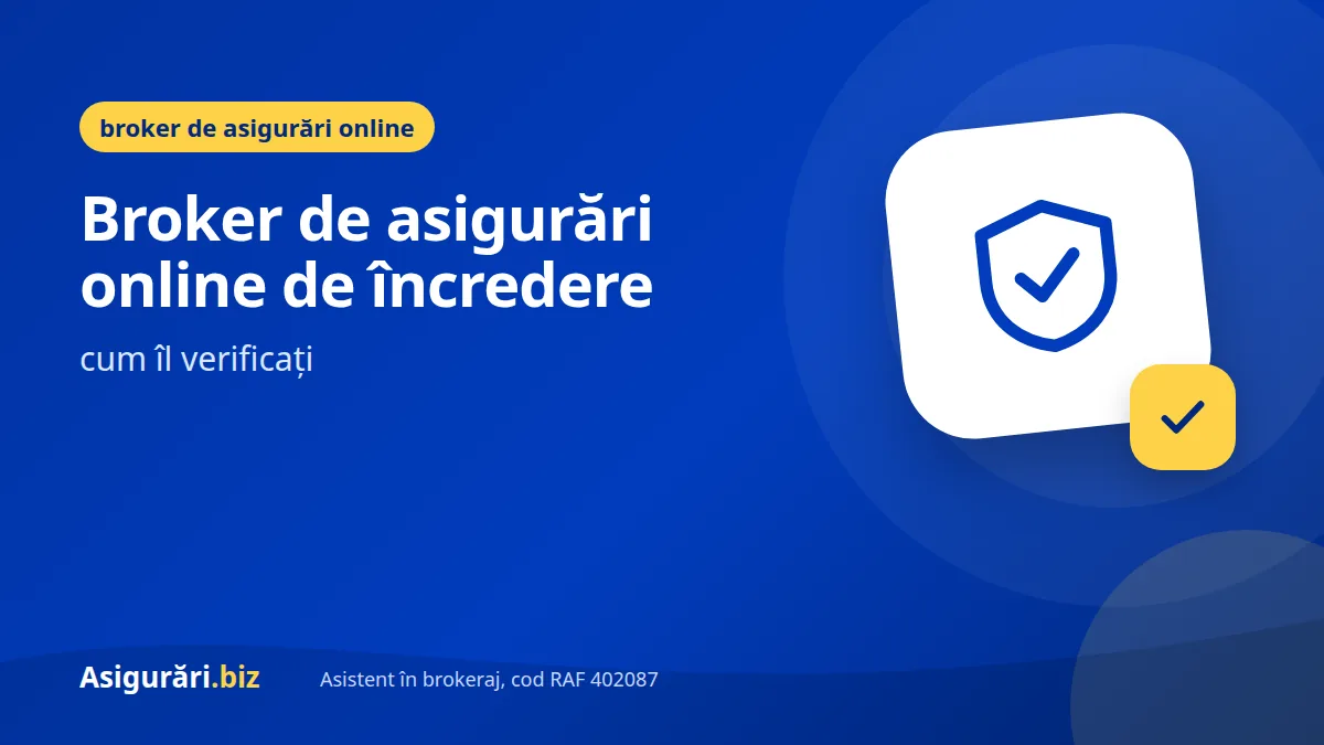 Broker de asigurări online de încredere: cum îl verificați